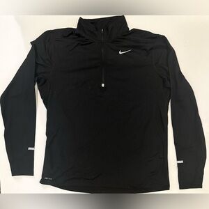 Nike Black Dri-FIT 1/4-Zip Running Top